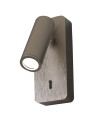 NOTTE * APLIQUE LECTOR MINI GU10 - NICKEL SATIN